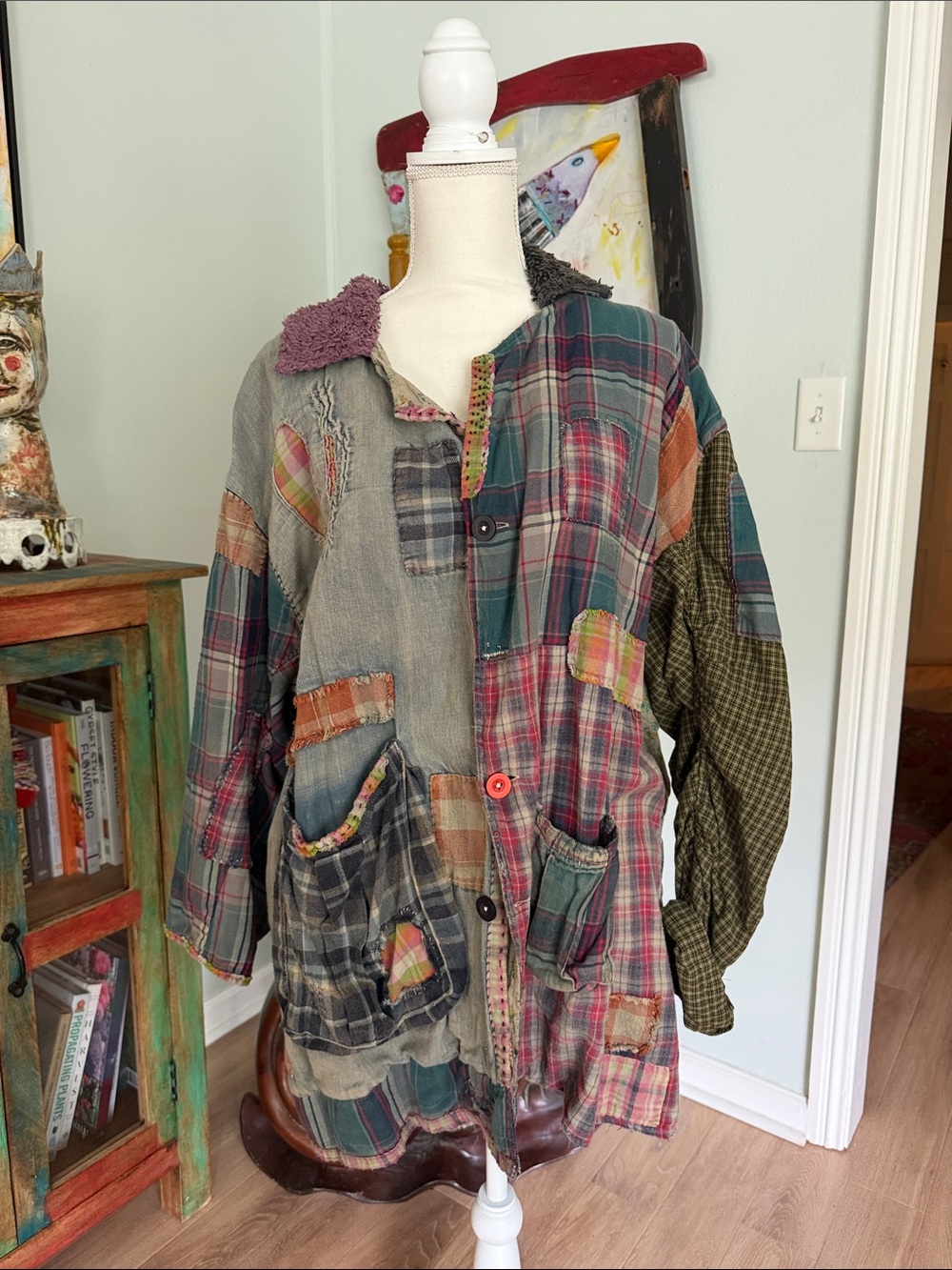 Magnolia Pearl Patchwork Multi-Plaid Button-Up Jacket - Multi